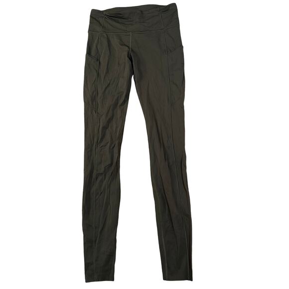 lululemon athletica Pants - LULULEMON Women's Fast and Free Tight 31" Non-Reflective Size 8 In Dark Olive
